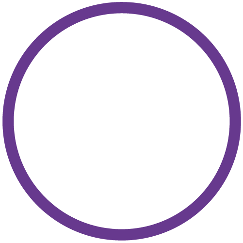 Imagen de un circulo con el numero dos adentro