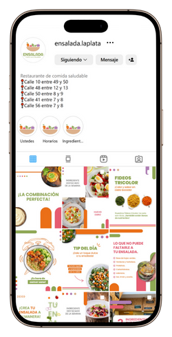 perfil de instagram de ensalada.laplata