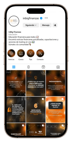 perfil de instagram de inbigfinanzas