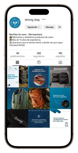 perfil de instagram de strong_bag