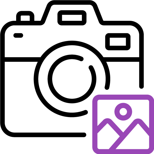 Icono de una cámara de fotos