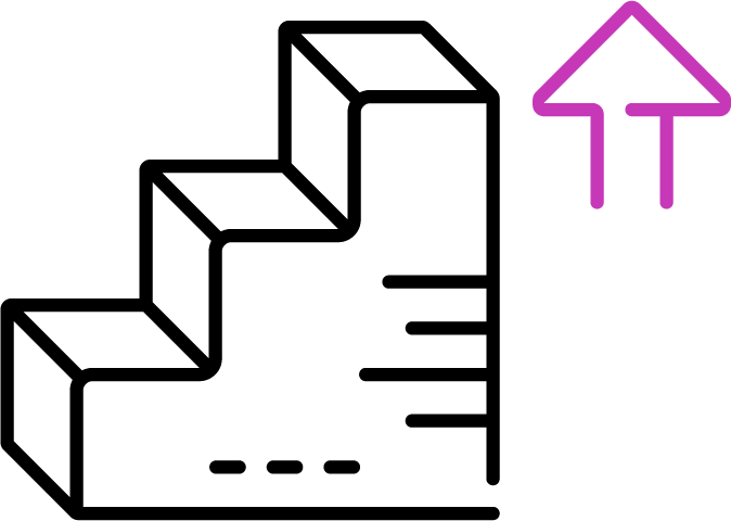 Icono de una escalera